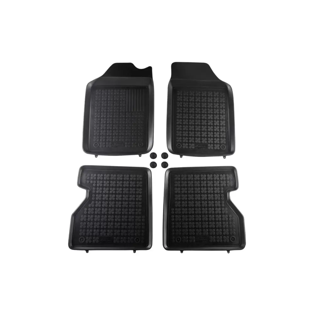 Tappetini in Gomma Specifici Neri 4 Pezzi per Renault Kangoo 1998-2008