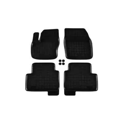 Tappetini in Gomma Specifici Neri per Ford Kuga 2012-2019, Set 4 Pezzi