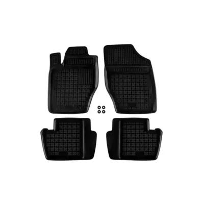Tappetini in Gomma Specifici Neri per Peugeot 307 (2001-2007) Set 4 Pezzi