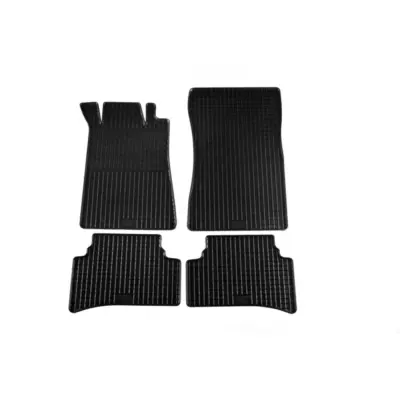 Tappetini in Gomma Specifici Set 4 Pezzi Nero per Mercedes Classe C W202 93-00