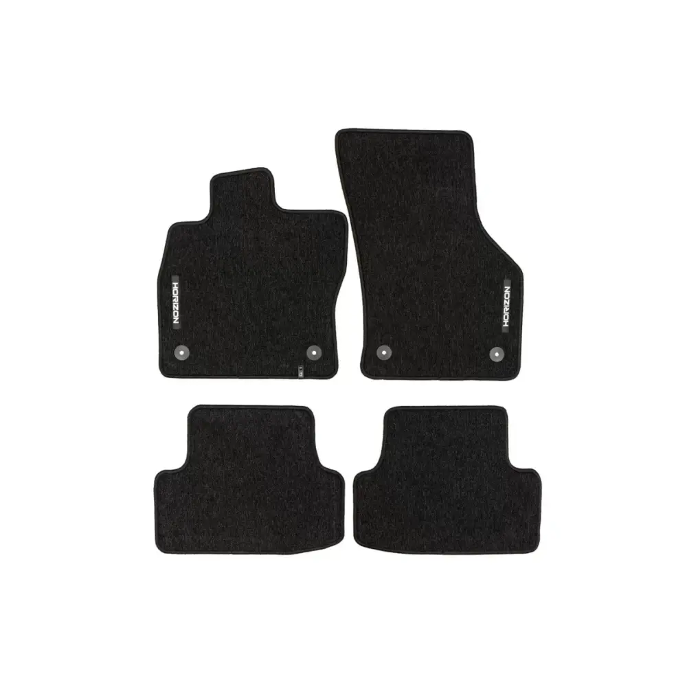 Tappetini in Tessuto Serie Horizon Neri per Audi A3 dal 2020, Set 4 Pezzi