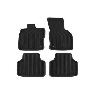 Tappetini Tessili 3D Set 4 Pezzi Neri per Skoda Octavia 2013-2019