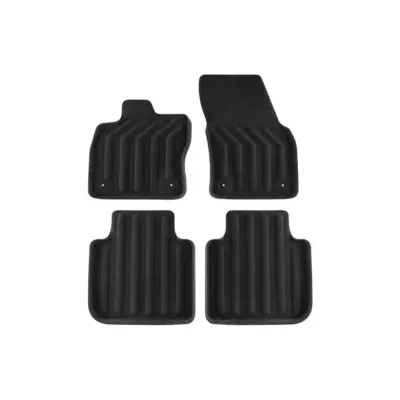 Tappetini Tessili 3D Set 4 Pezzi Neri per Volkswagen Tiguan All Space dal 2017