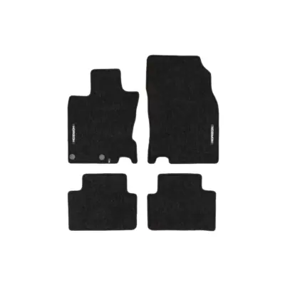 Tappetini Tessili Anteriori e Posteriori Neri Set 4 Pezzi per Nissan Qashqai