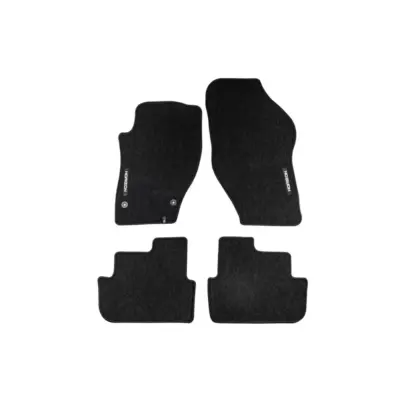 Tappetini Tessili Anteriori e Posteriori Neri Set 4 Pezzi per Peugeot 308