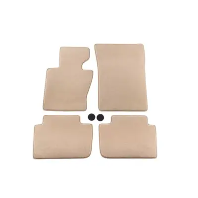 Tappetini Tessili Beige Set 4 Pezzi per BMW X3 E83 2004-2010