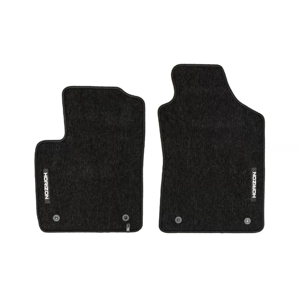 Tappetini Tessili Horizon Nero Set 4 Pezzi per Fiat 500 dal 2007