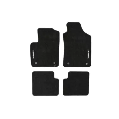 Tappetini Tessili Horizon Nero Set 4 Pezzi per Fiat 500 dal 2007