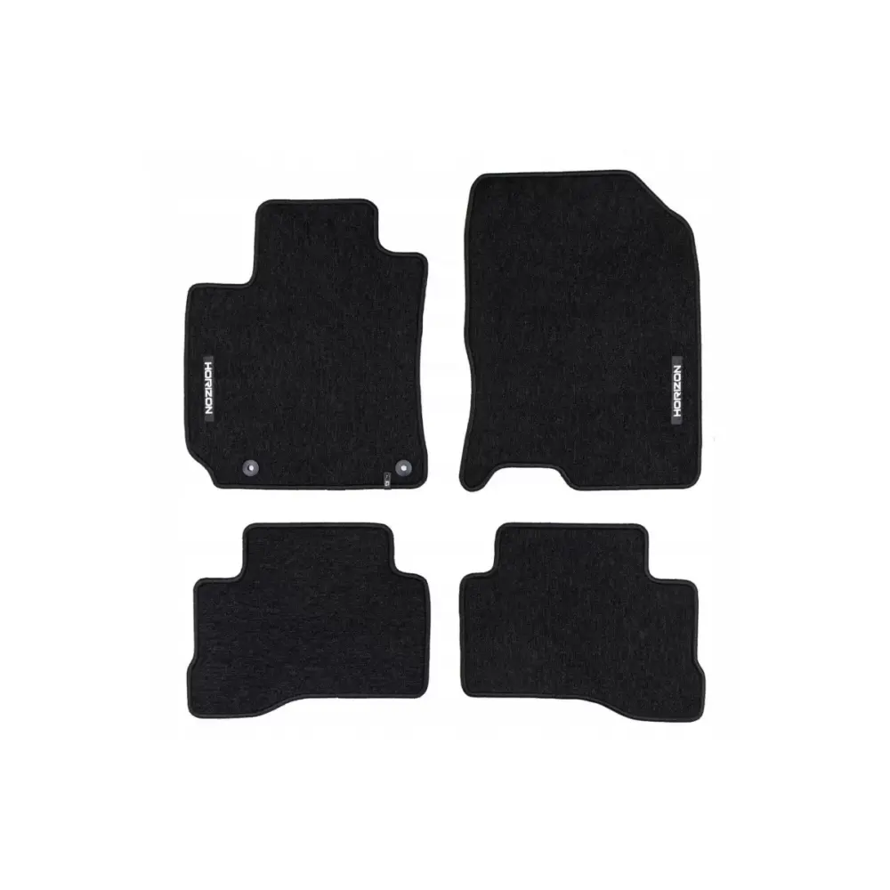 Tappetini Tessili Horizon Nero Set 4 Pezzi per Hyundai Kona 2020-2023