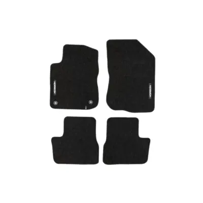 Tappetini Tessili Horizon Nero Set 4 Pezzi per Peugeot 208 2012-2019