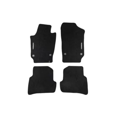 Tappetini Tessili Horizon Set 4 Pezzi Neri per Volkswagen Polo 2009-2017