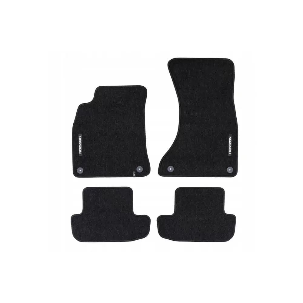 Tappetini Tessili Horizon Set 4 Pezzi Nero per Audi A5 8T 2007-2016