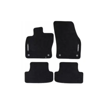 Tappetini Tessili Horizon Set 4 Pezzi Nero per Audi Q2 dal 2020