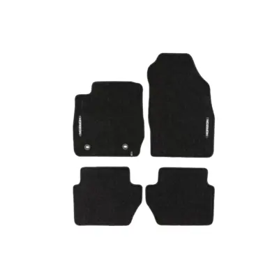 Tappetini Tessili Horizon Set 4 Pezzi Nero per Ford Fiesta 2008-2017
