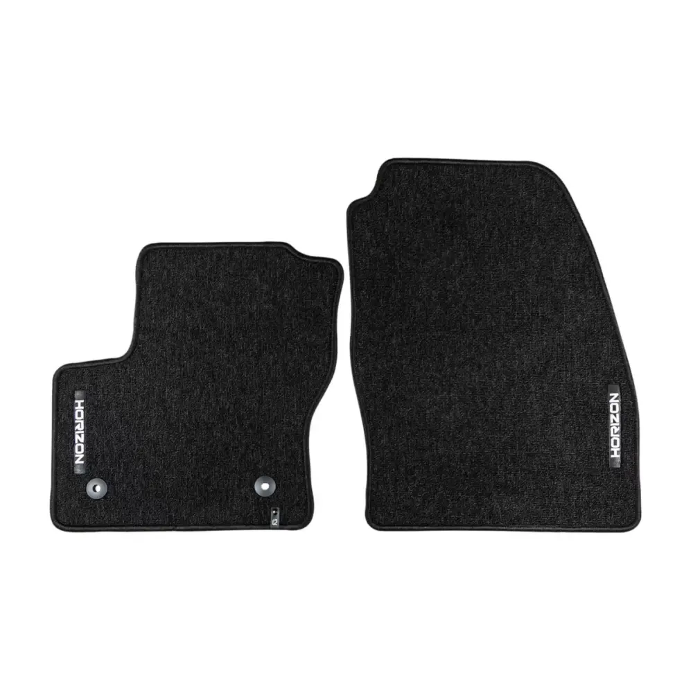Tappetini Tessili Horizon Set 4 Pezzi Nero per Ford Grand C-max 2010-2019