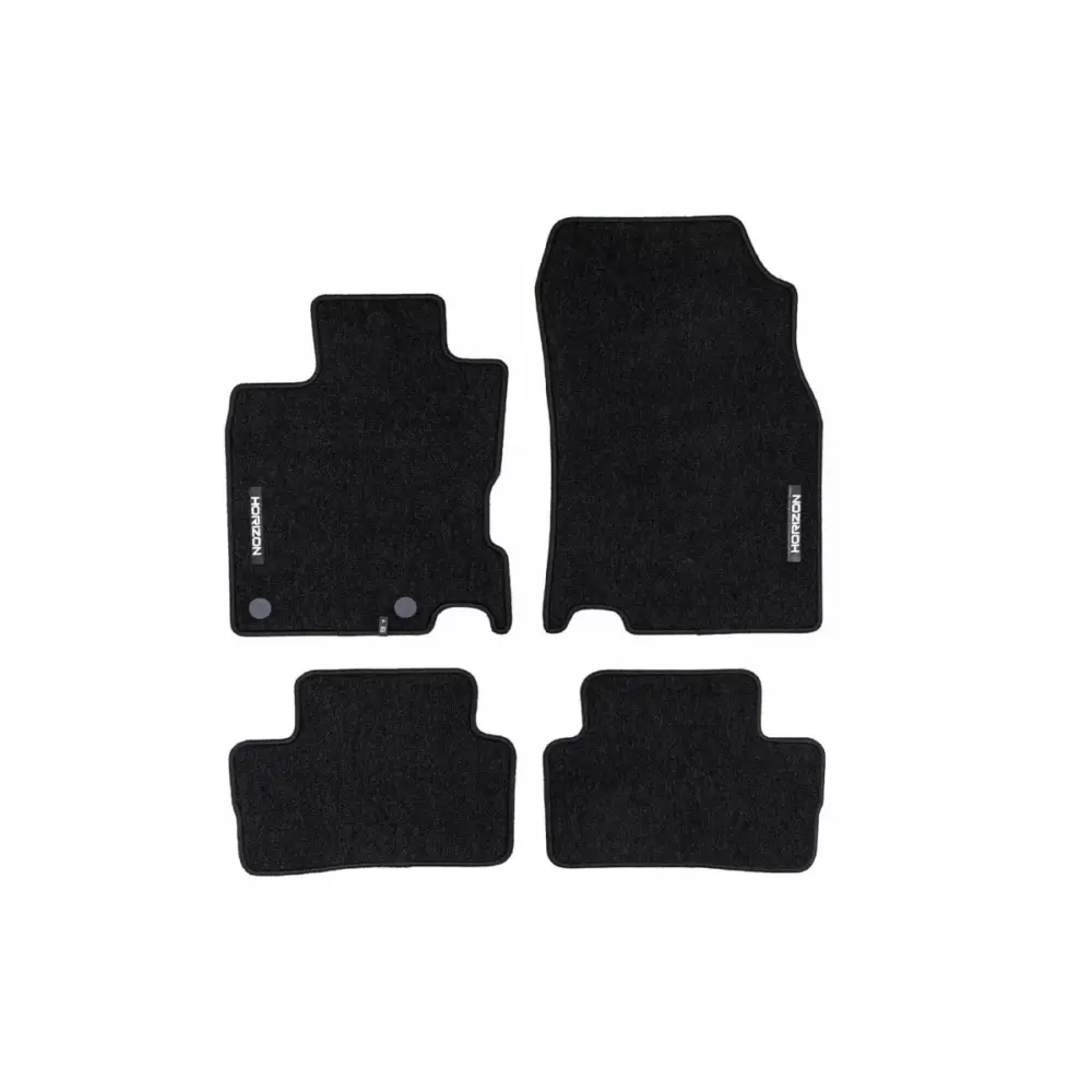 Tappetini Tessili Horizon Set 4 Pezzi Nero per Renault Kadjar 2015-2022