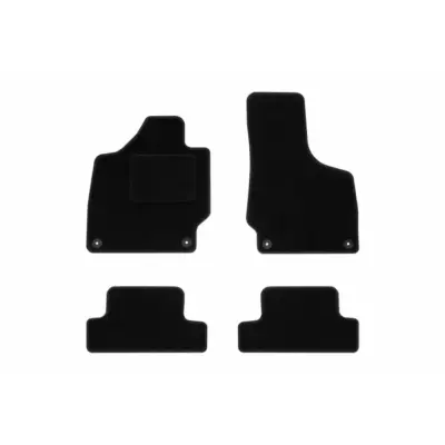 Tappetini Tessili Neri Set 4 Pezzi per Audi Tt 2008-2017