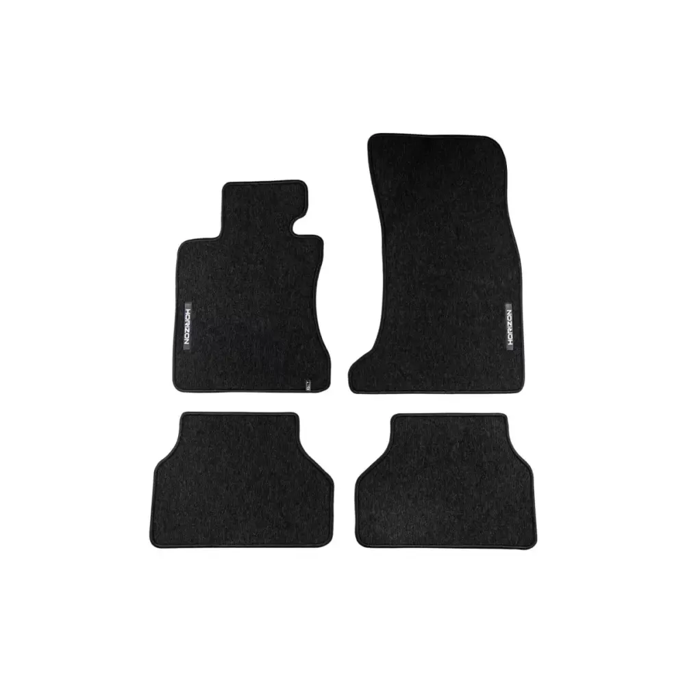 Tappetini Tessili Neri Set 4 Pezzi per BMW Serie 5 E60 2003-2010