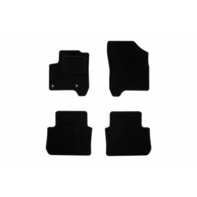 Tappetini Tessili Neri Set 4 Pezzi per Citroën C3 Picasso 2009-2017