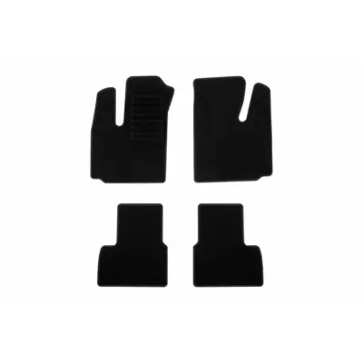 Tappetini Tessili Neri Set 4 Pezzi per Fiat Doblo 2001-2010