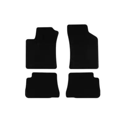 Tappetini Tessili Neri Set 4 Pezzi per Hyundai Getz 2002-2011