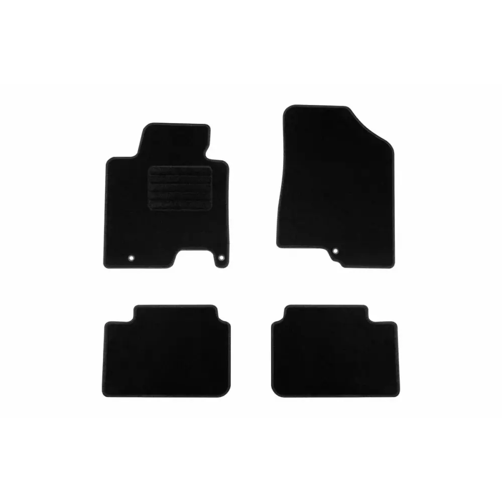 Tappetini Tessili Neri Set 4 Pezzi per Kia Ceed 2012-2018