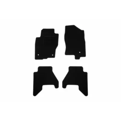 Tappetini Tessili Neri Set 4 Pezzi per Nissan Navara 2010-2016