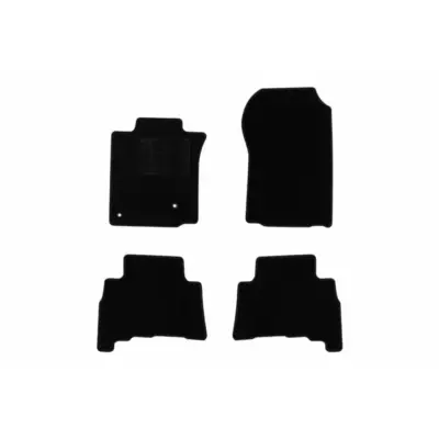 Tappetini Tessili Neri Set 4 Pezzi per Toyota Land Cruiser 150 2009-2013
