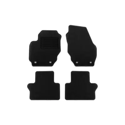 Tappetini Tessili Neri Set 4 Pezzi per Volvo V70 2008-2016