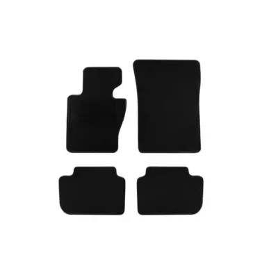 Tappetini Tessili Nero Set 4 Pezzi per BMW X3 E83 2003-2011