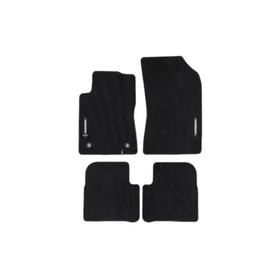 Tappetini Tessili Nero Set 4 Pezzi per Citroën C3 2016-2024