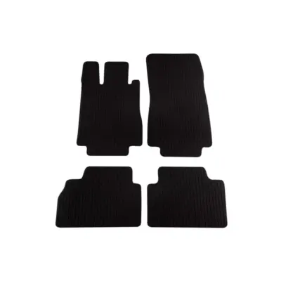 Tappetini Tessili Serie Comet Nero Set 4 Pezzi per Mercedes Classe S W220