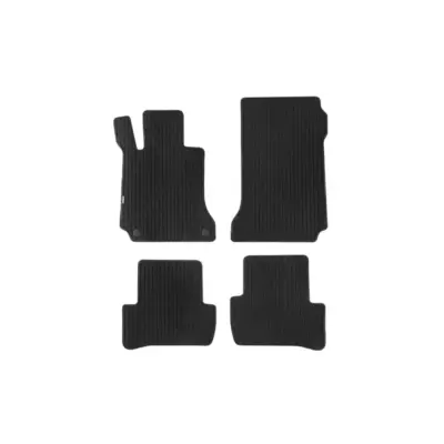 Tappetini Tessili Serie Comet Set 4 Pezzi Nero per Mercedes Classe C W204
