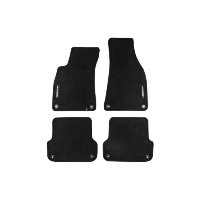 Tappetini Tessili Serie Horizon Neri Set 4 Pezzi per Audi A4 B6 2000-2006