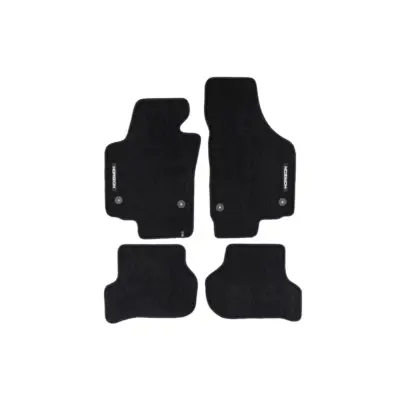 Tappetini Tessili Serie Horizon Neri Set 4 Pezzi per Seat Altea 2004-2008