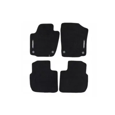 Tappetini Tessili Serie Horizon Nero Set 4 Pezzi per Seat Toledo 2012-2019