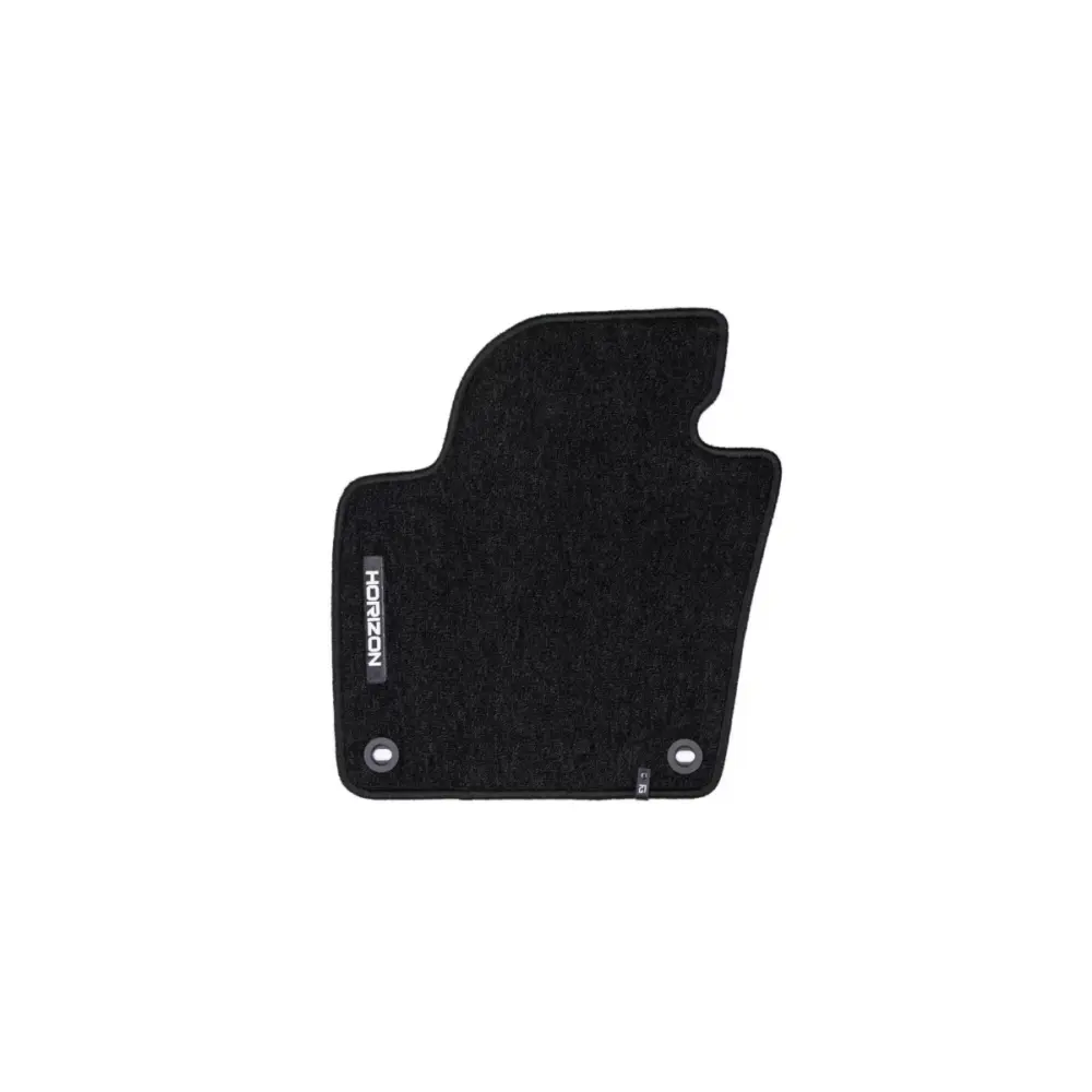 Tappetini Tessili Serie Horizon Set 3 Pezzi Nero per Volkswagen Sharan 2010-2020