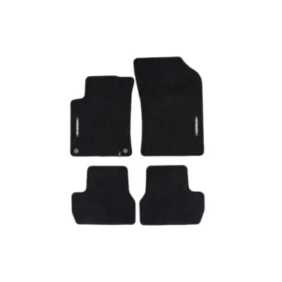 Tappetini Tessili Serie Horizon Set 4 Pezzi Neri per Citroën C3 2009-2016