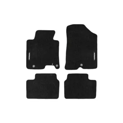 Tappetini Tessili Serie Horizon Set 4 Pezzi Neri per Kia Ceed 2012-2018