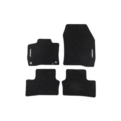 Tappetini Tessili Serie Horizon Set 4 Pezzi Neri per Peugeot E-308 dal 2021