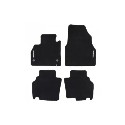 Tappetini Tessili Serie Horizon Set 4 Pezzi Nero per Renault Kangoo 2007-2021