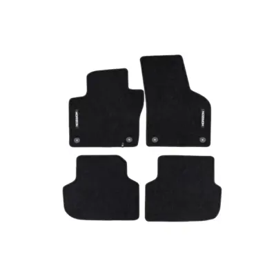 Tappetini Tessili Serie Horizon Set 4 Pezzi Nero per Volkswagen Jetta 2010-2018