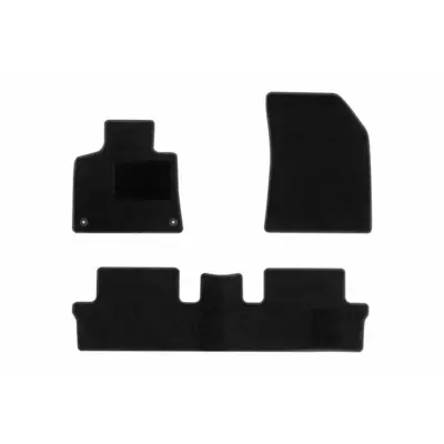 Tappetini Tessili Set 3 Pezzi Neri per Citroën C4 Picasso dal 2013