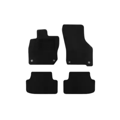 Tappetini Tessili Set 4 Pezzi Neri per Audi A3 dal 2020