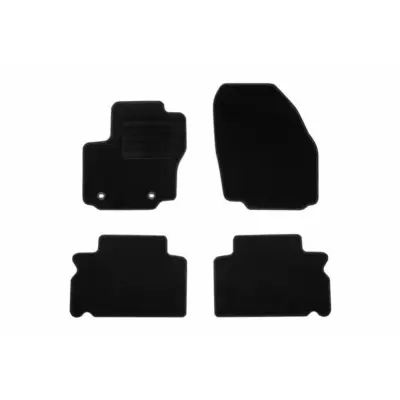 Tappetini Tessili Set 4 Pezzi Neri per Ford Galaxy 2006-2012