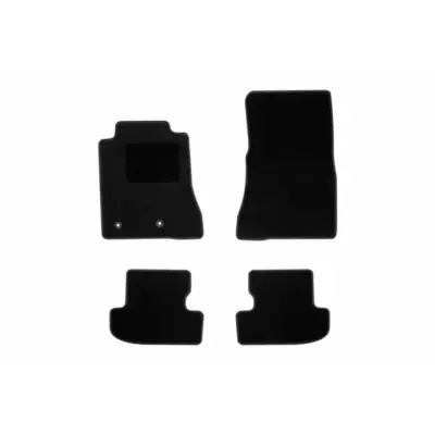Tappetini Tessili Set 4 Pezzi Neri per Ford Mustang dal 2016