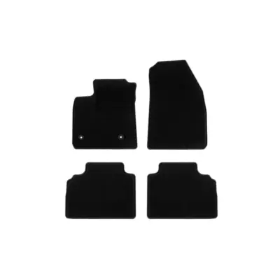 Tappetini Tessili Set 4 Pezzi Neri per Ford Tourneo Courier dal 2014 5 Posti