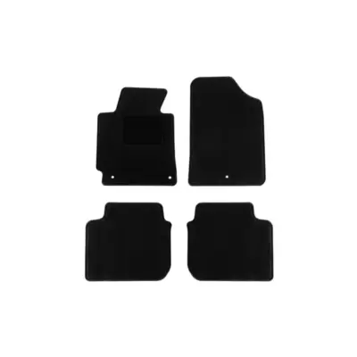 Tappetini Tessili Set 4 Pezzi Neri per Hyundai Elantra 2010-2015