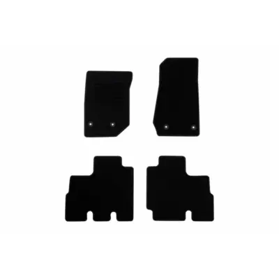 Tappetini Tessili Set 4 Pezzi Neri per Jeep Wrangler 2007-2018