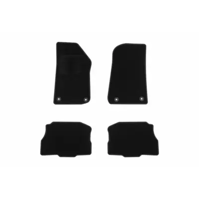 Tappetini Tessili Set 4 Pezzi Neri per Jeep Wrangler 4xe Phev dal 2021